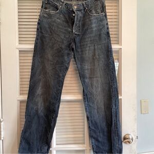 Zara Women's Dark Blue Boot Cut Jeans